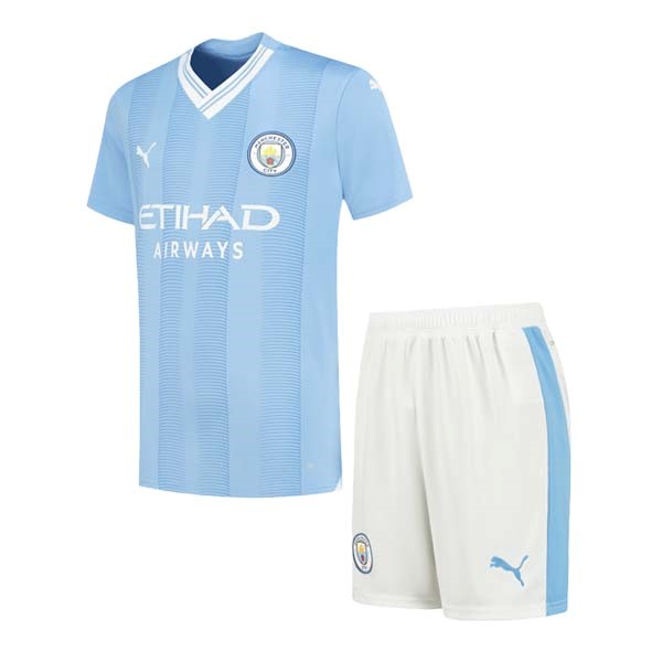 Trikot Manchester City Heim Kinder 2023-2024